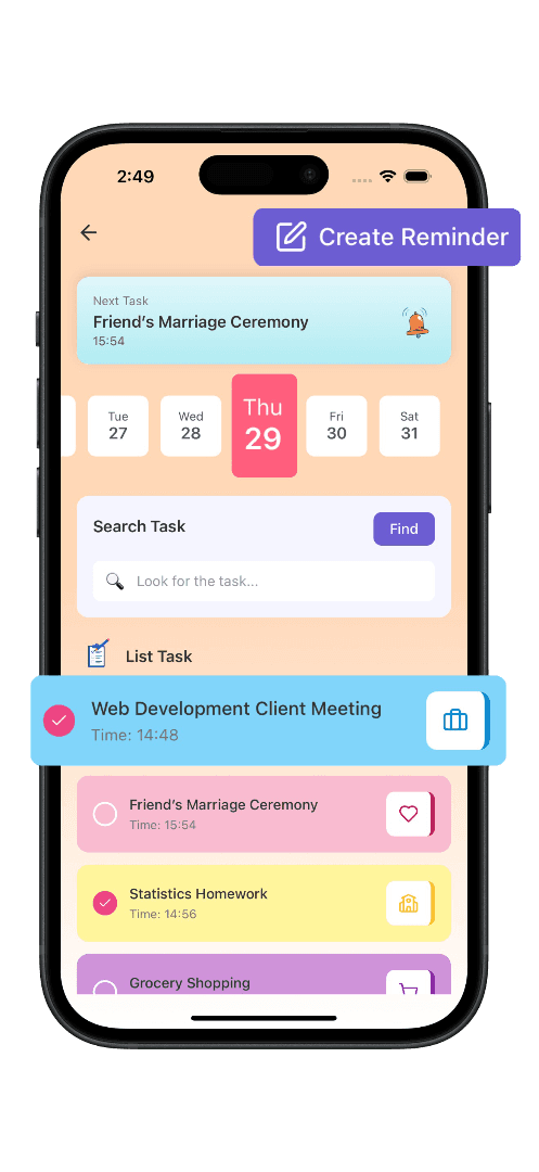 Remindo screenshot 2